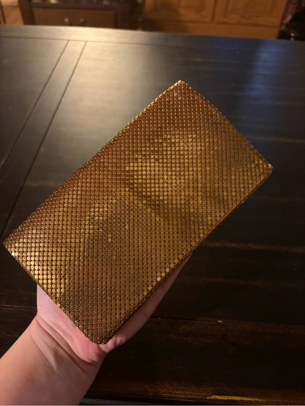 Whiting & Davis Kisslock Long Wallet